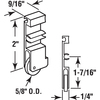 Prime-Line International Series, Sliding Window Roller Assembly, Flat Steel Ball 2 Pack G 3124